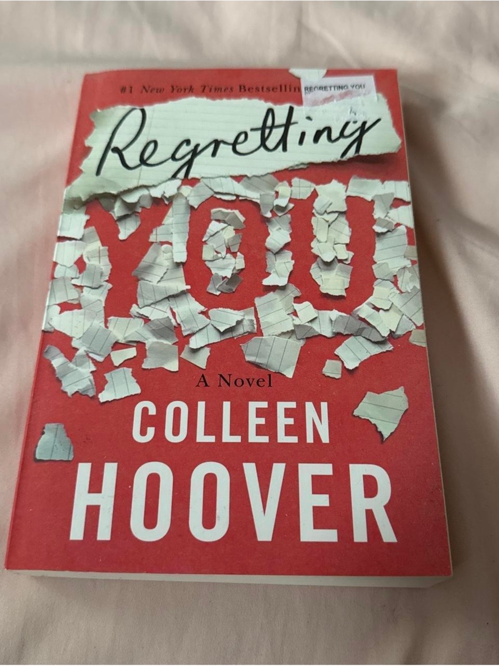 Regretting You Novel - Red Cover